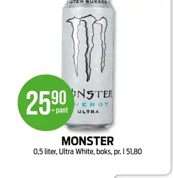 Kiwi Monster energy energidrikk tilbud