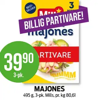 Kiwi Mills ekte majones tilbud