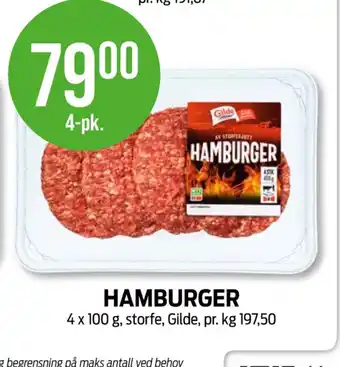 Kiwi Gilde burger tilbud