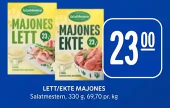 Rema 1000 Salatmestern ekte majones tilbud