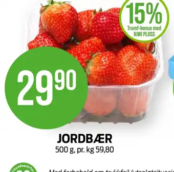Kiwi Ukjent jordbær tilbud