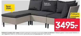 Rusta Ukjent loungesett tilbud