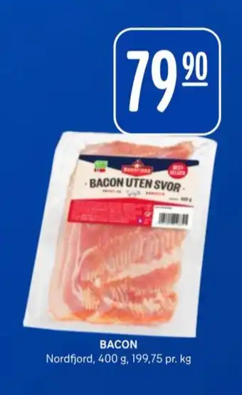 Rema 1000 Nordfjord baconskiver tilbud