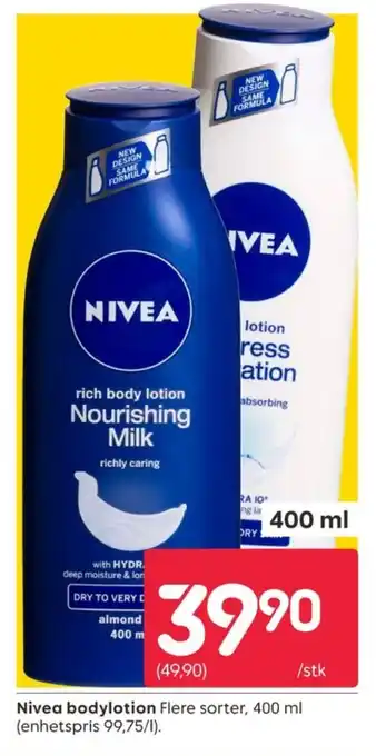 Rusta Nivea bodylotion tilbud