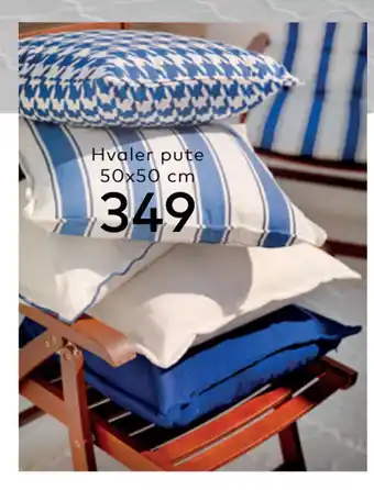 Skeidar Hvaler pute 50x50 cm tilbud