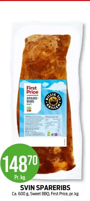 Kiwi First price spareribs tilbud