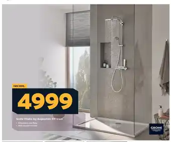 Grohe Vitalio Joy dusjsystem 310 krom