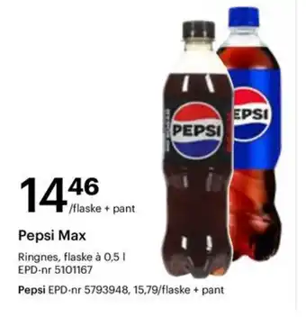 Storcash Pepsi Max 0.5 l. tilbud