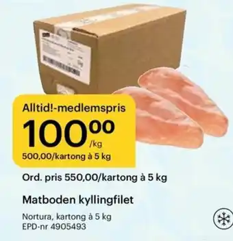 Storcash Matboden kyllingfilet tilbud