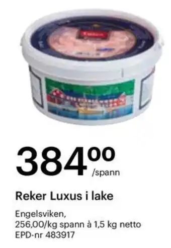 Storcash Reker Luxus i lake tilbud