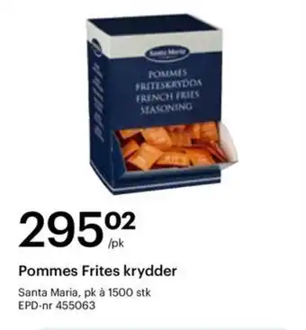 Storcash Pommes Frites krydder tilbud