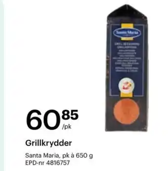 Storcash Grillkrydder Santa Maria tilbud