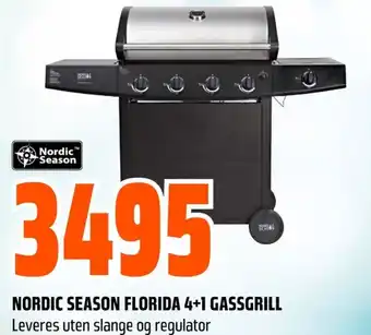 Coop Obs NORDIC SEASON FLORIDA 4+1 GASSGRILL tilbud