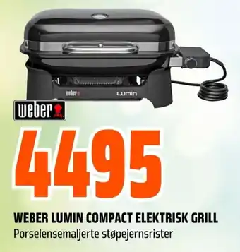 Coop Obs WEBER LUMIN COMPACT ELEKTRISK GRILL tilbud