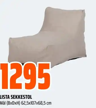 Coop Obs LISTA SEKKESTOL tilbud