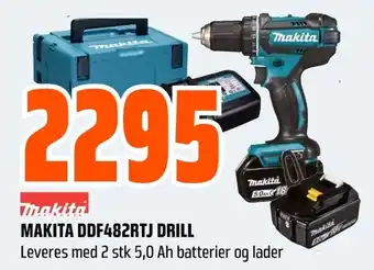 Coop Obs MAKITA DDF482RTJ DRILL tilbud