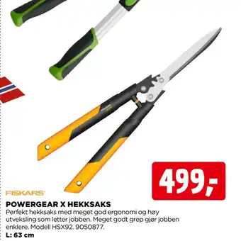 jem & fix POWERGEAR X HEKKSAKS tilbud
