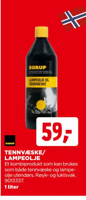 jem & fix TENNVÆSKE/ LAMPEOLJE tilbud