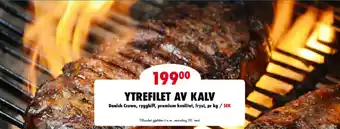 Nordby Supermarket YTREFILET AV KALV tilbud