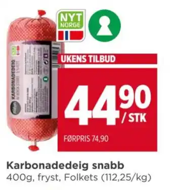 Meny Karbonadedeig snabb tilbud