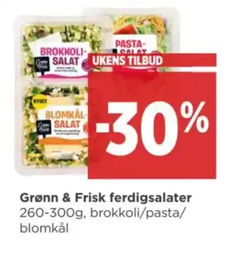 Meny Grønn & Frisk ferdigsalater tilbud