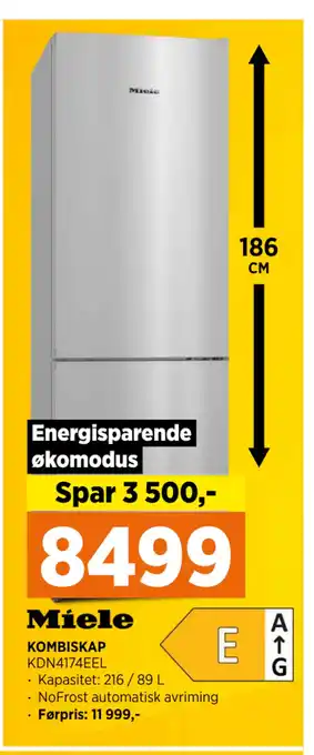 POWER KOMBISKAP tilbud
