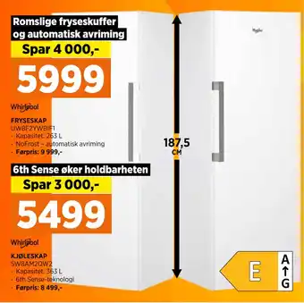 POWER KJØLESKAP tilbud