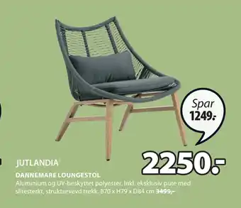 JYSK DANNEMARE LOUNGESTOL tilbud