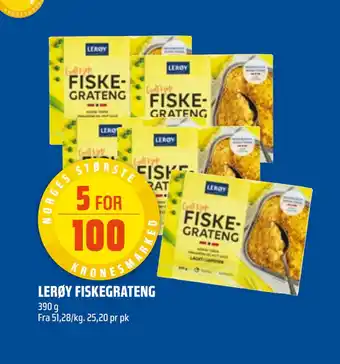 Coop Obs LERØY FISKEGRATENG tilbud