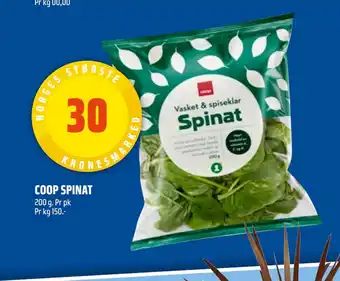 Coop Obs COOP SPINAT tilbud