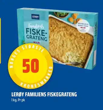 Coop Obs LERØY FAMILIENS FISKEGRATENG tilbud