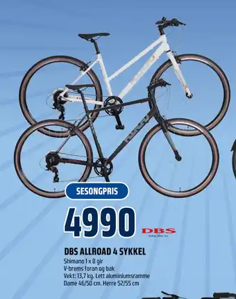 Coop Obs DBS ALLROAD 4 SYKKEL tilbud