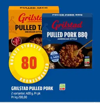 Coop Obs GRILSTAD PULLED PORK tilbud