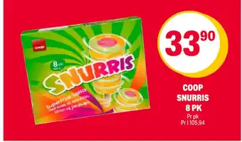 Coop Extra COOP SNURRIS 8 PK tilbud