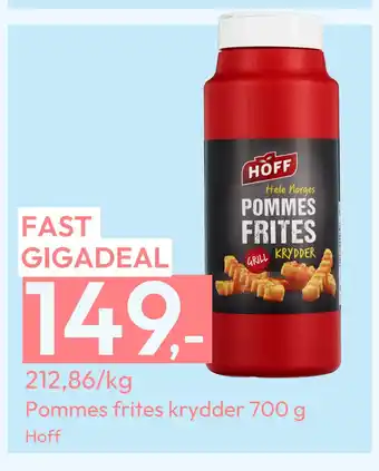 Gigaboks Pommes frites krydder 700 g tilbud