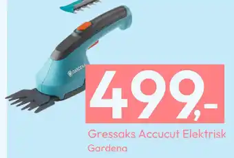 Gigaboks Gressaks Accucut Elektrisk tilbud