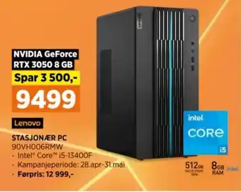 POWER STASJONÆR PC 90VH006RMW tilbud