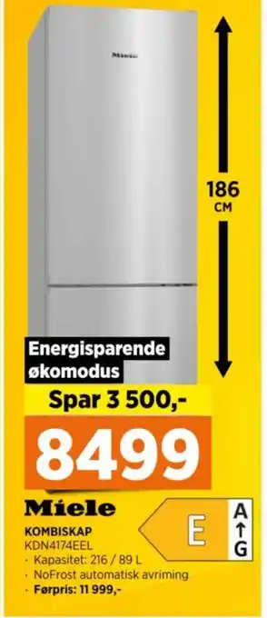 POWER KOMBISKAP KDN4174EEL tilbud