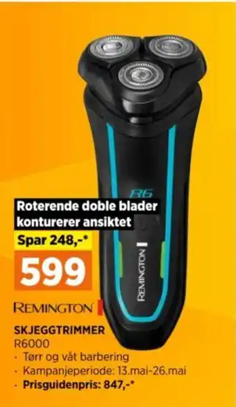 POWER SKJEGGTRIMMER tilbud