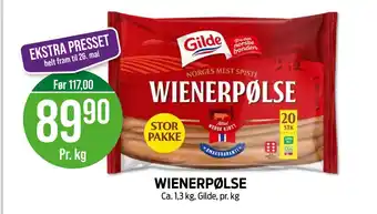 Kiwi WIENERPØLSE tilbud