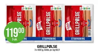 Kiwi GRILLPØLSE tilbud