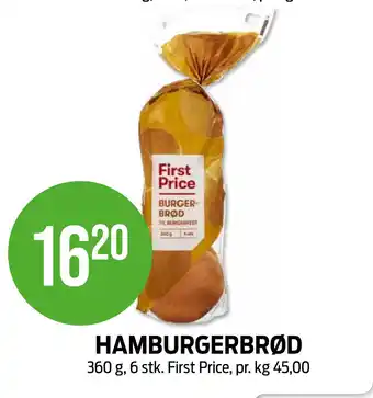 Kiwi HAMBURGERBRØD tilbud