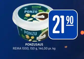 Rema 1000 PONZUSAUS tilbud