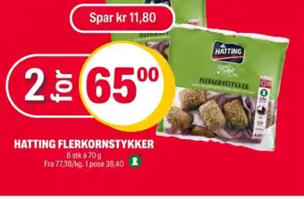 Coop Extra Hatting flerkornstykker rundstykker tilbud