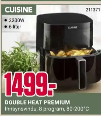 Europris Cuisine airfryer tilbud