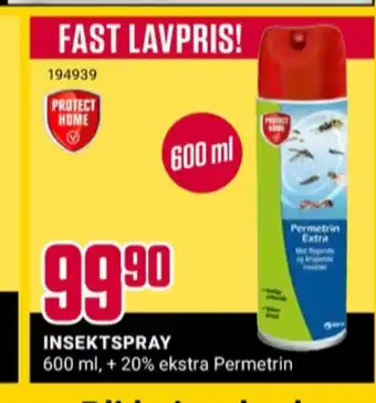Europris Protect home insektspray tilbud