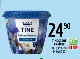 Coop Prix TINE CRÈME FRAÎCHE tilbud