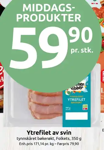 Joker Ytrefilet av svin tilbud