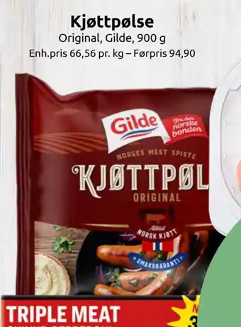 Joker Kjøttpølse tilbud