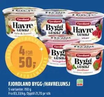 Coop Obs FJORDLAND BYGG-/HAVRELUNSJ tilbud